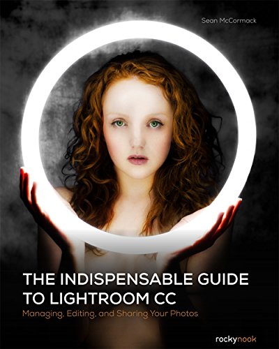 Book cover featuring a young woman holding a glowing ring light.