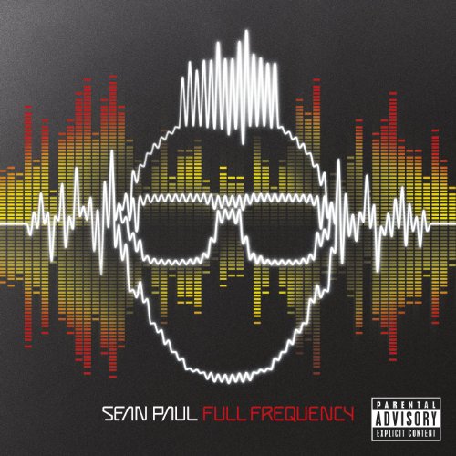 Sean Paul’s “Full Frequency” album cover with skull and equalizer graphic.