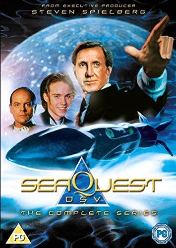 Seaquest DSV DVD cover featuring cast portraits and a submarine.