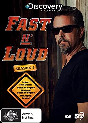“Fast N’ Loud” Season 5 DVD cover featuring Richard Rawlings in sunglasses.