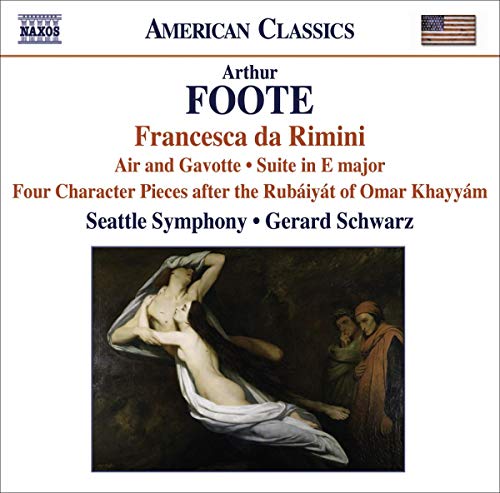 CD cover featuring classical painting, titled "Francesca da Rimini" by Arthur Foote.