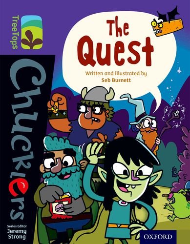 Book cover featuring cartoon monsters and the title "The Quest".