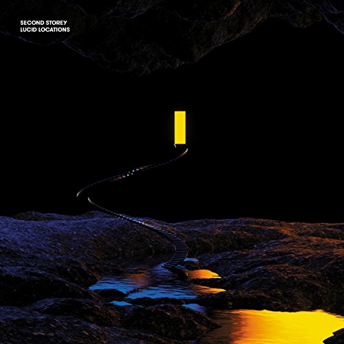 Album cover: dark landscape with a glowing yellow light and winding path.