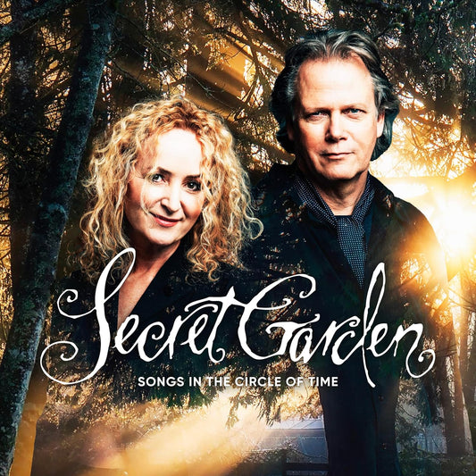 CD cover featuring a man and woman in front of a forest.