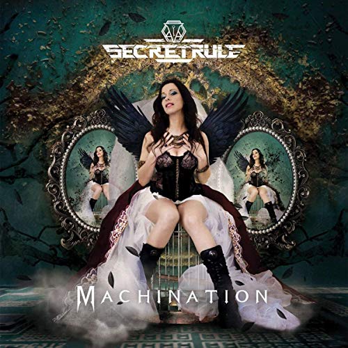 CD cover: woman with dark wings framed by ornate mirrors.
