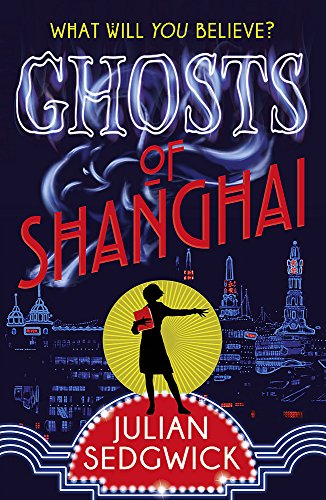 Book cover: “Ghosts of Shanghai” with a silhouette and city skyline.