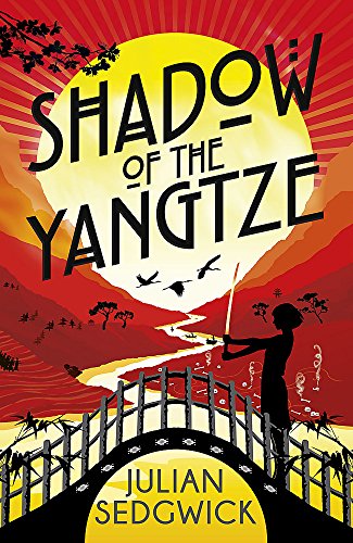 Book cover: silhouetted figures, red sun, and title "Shadow of the Yangtze".