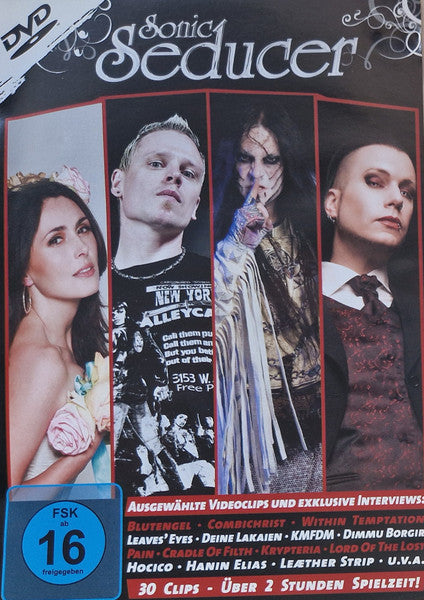 DVD cover featuring four portraits of pale-skinned people, dark aesthetic.