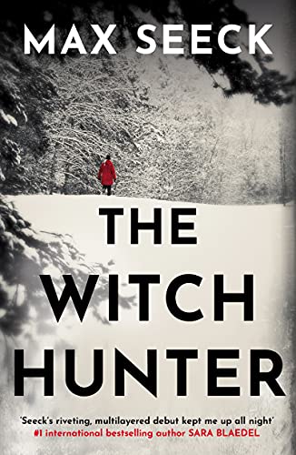 Book cover featuring a person in a red coat walking through a snowy forest.