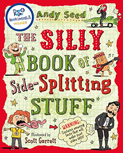 Colorful children’s book cover with cartoon characters and playful text.