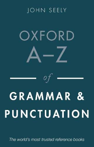 Dark teal book cover with white text: "Oxford A-Z of Grammar & Punctuation".