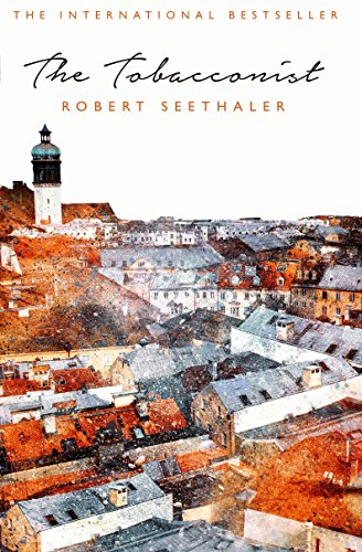 Book cover showing a painted cityscape with red roofs and a prominent tower.