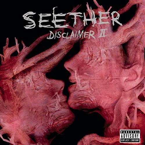 Album cover featuring two red, textured faces facing each other against a black background.