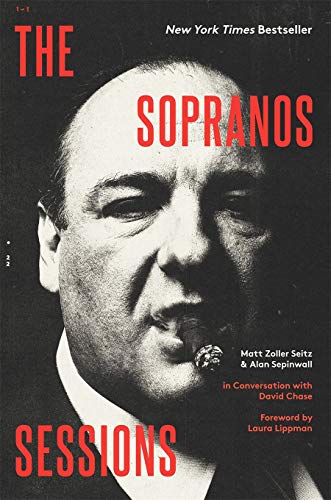 Book cover featuring Tony Soprano, titled "The Sopranos Sessions.