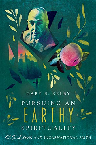 Book cover featuring C.S. Lewis portrait with foliage and landscape elements.