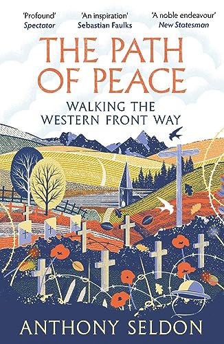Book cover showing a landscape with crosses, barbed wire, and poppies, titled The Path.