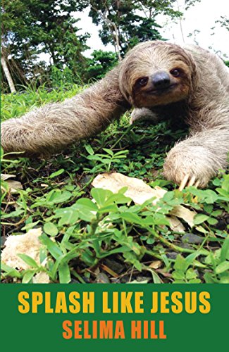 Book cover featuring a sloth amongst green foliage, title "Splash Like Jesus".