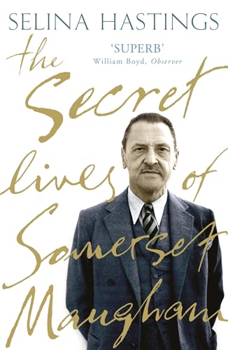 Book cover: portrait of Somerset Maugham, with title “The Secret Lives.”