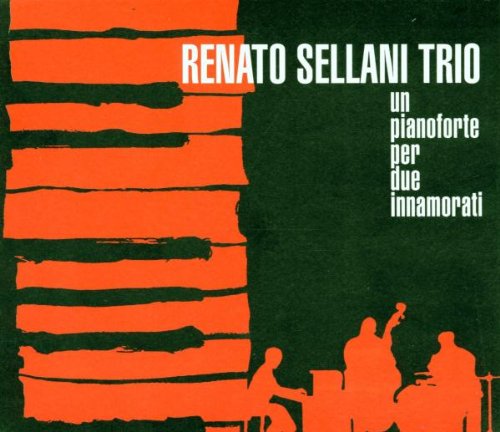 CD cover: Renato Sellani Trio, piano keys, and silhouetted musicians.