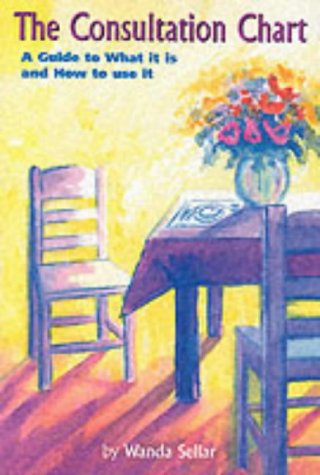 Book cover with watercolor painting of a chair, table, and flowers.