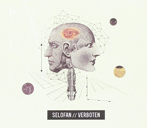 CD cover art: split human face profile with geometric lines and dots.