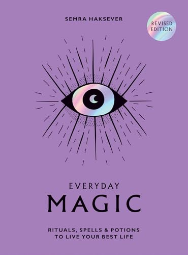 Purple book cover with an eye illustration and the title “Everyday Magic”.