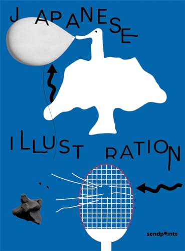 Blue cover with white bird, balloon, tennis racket, and rock illustration.