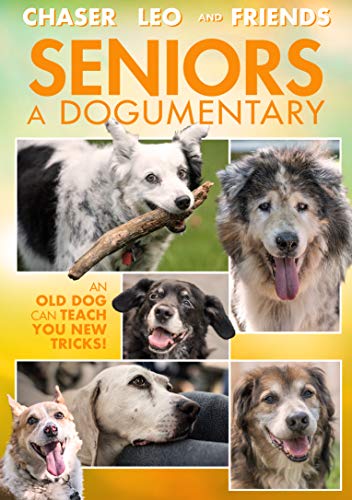 DVD cover featuring multiple senior dogs in a collage.