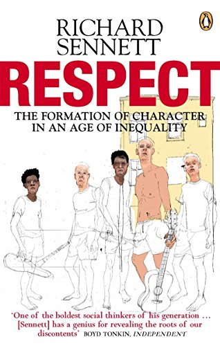 Book cover for "Respect" by Richard Sennett with sketched figures.