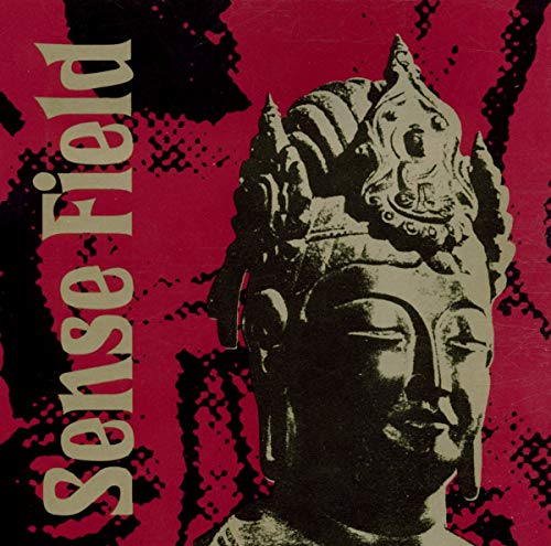 CD cover with a distressed image of a Buddha head on red.