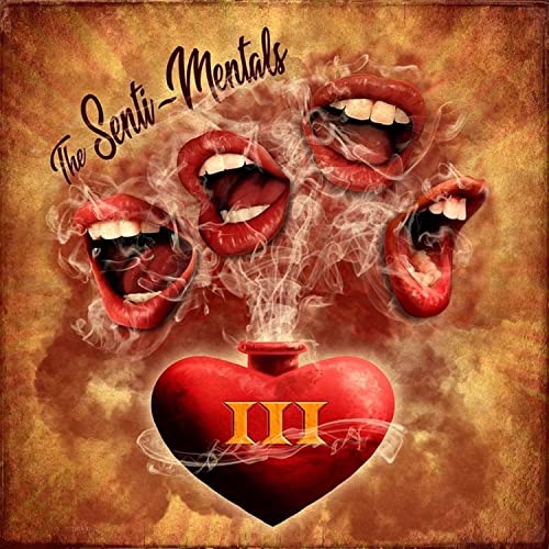 CD cover: mouths and a heart with Roman numeral III in smoke.