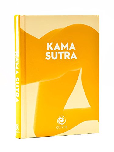 Small yellow book cover with "Kama Sutra" text and abstract design.