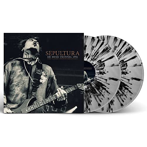 Sepultura vinyl record set with a guitarist on the cover.