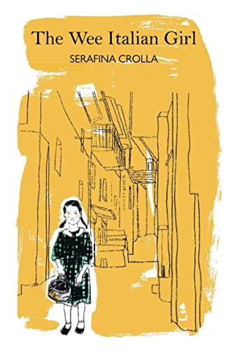 Book cover: illustration of a young girl standing in a narrow street.