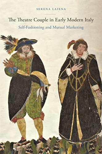 Book cover depicting two elaborately dressed figures from early modern Italy.