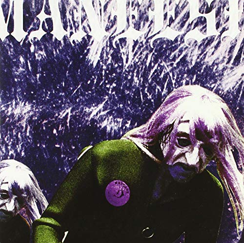 Album cover: distorted portrait of a person with long hair.