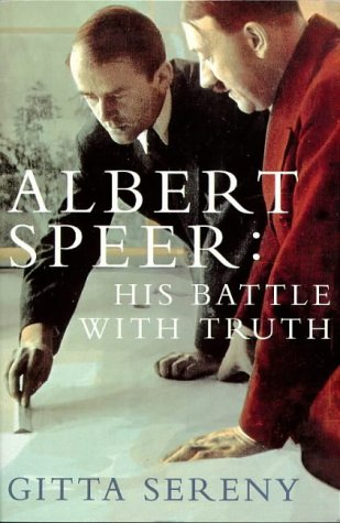 Book cover: “Albert Speer: His Battle With Truth” featuring two men.