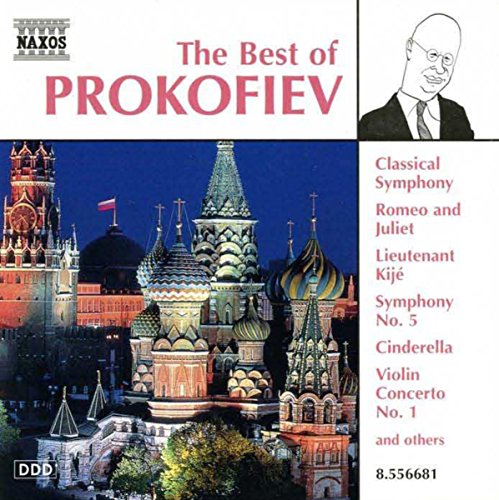 CD cover for Prokofiev’s “The Best Of” featuring St. Basil’s Cathedral.