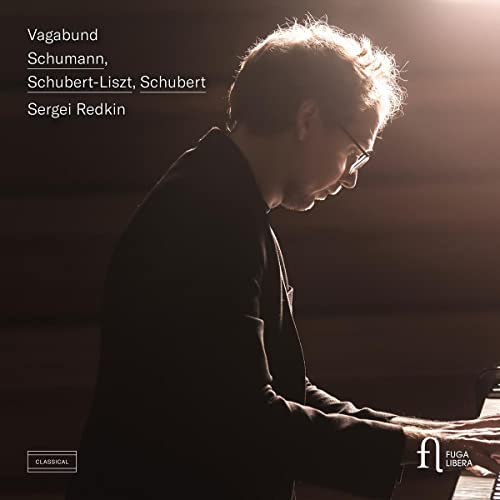CD cover featuring pianist Sergei Redkin in profile, eyes closed.