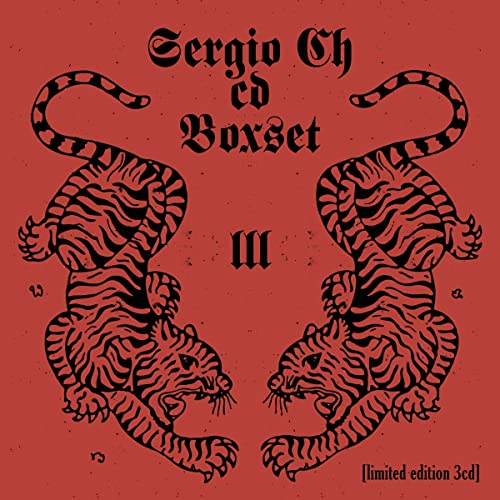 Red album cover with two facing tigers and the number three.