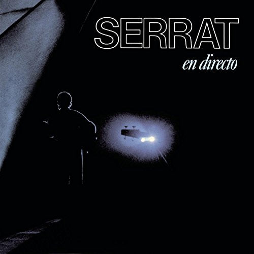 Joan Manuel Serrat album cover: dark silhouette with bright light.