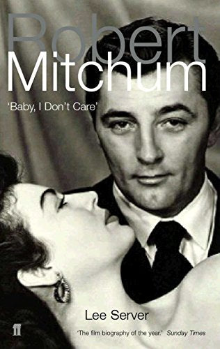 Book cover featuring a black and white portrait of actor Robert Mitchum.