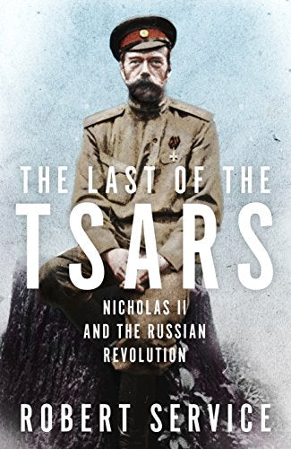 Book cover featuring Tsar Nicholas II in military uniform, with bold title text.