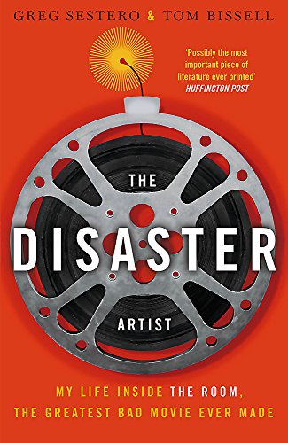 Book cover featuring a film reel with the title “The Disaster Artist.”