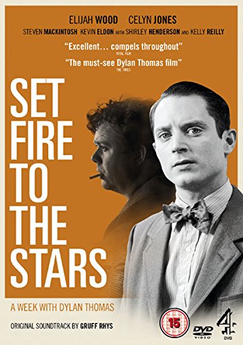 Set Fire To The Stars" DVD cover featuring Elijah Wood and Celyn Jones.