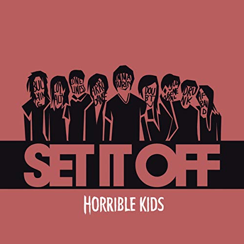 Album cover art featuring silhouettes of nine people with text on their faces.
