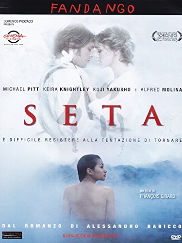 Seta" DVD cover featuring two couples and a misty blue background.