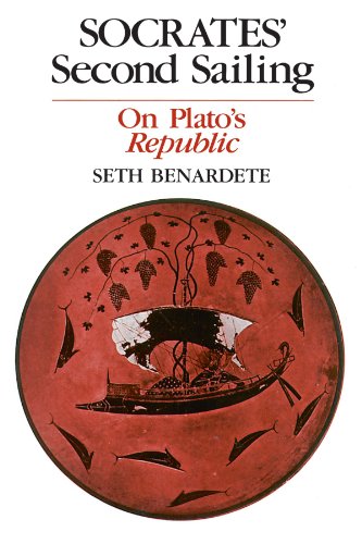 Book cover: "Socrates' Second Sailing" with a red ship illustration.