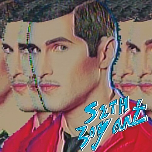 CD cover featuring a distorted portrait of Seth Bogart with blue text.