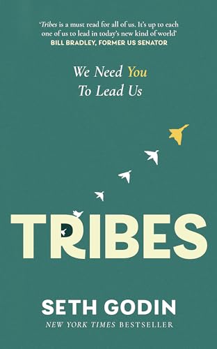 Book cover: "Tribes" by Seth Godin, with birds in flight.